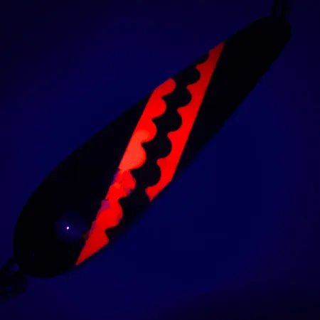 Northern King 28 UV Schlepplöffel, Black/Red/Gold, 14g, UV-aktiv, #5225