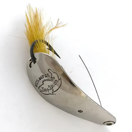 Weedless Weezel bait Rex Spoon Blinker, Nickel, 10g, Krautschutz, #5239