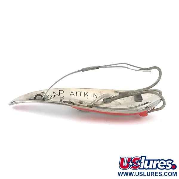 LARSON BAIT FISHTRAP Löffelblinker, Rot/Weiß/Nickel, 17g, Krautschutz, #5250