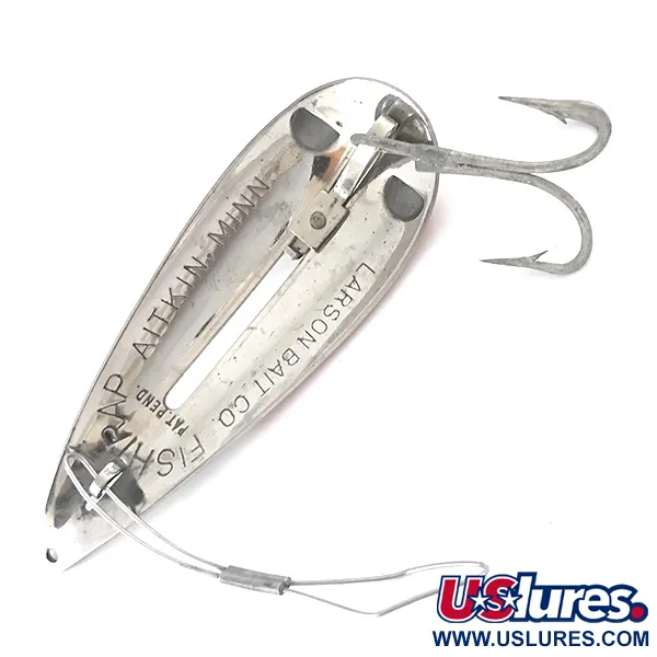 LARSON BAIT FISHTRAP Löffelblinker, Rot/Weiß/Nickel, 17g, Krautschutz, #5250