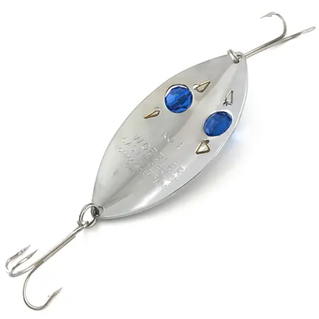 Horrocks-Ibbotson Wobbler Blinker, Nickel/Blau, 23g, Glasperlen, #5260