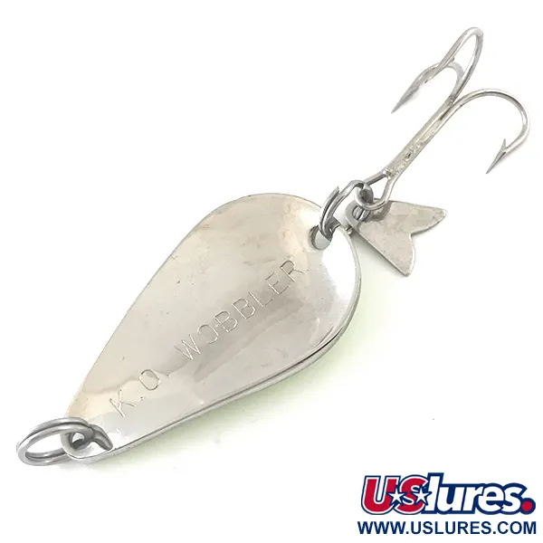 Acme K.O. Wobbler UV Blinker, Nickel/Grün, 14g, Sonic Flipper, #5264