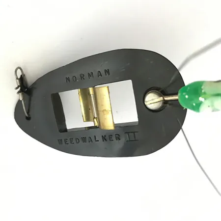 Norman Weedless Weedwalker Krautköder, Schwarz/Grün, 14g, #5274