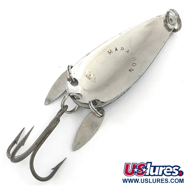 Marathon (with sonic blades) Blinker, Nickel / Blau, 12g, #5285