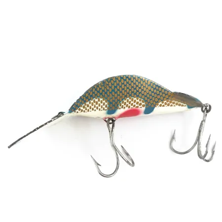 Buck Perry Spoonplug Löffel, Hellblau, 21g, Wabenmuster, #5300