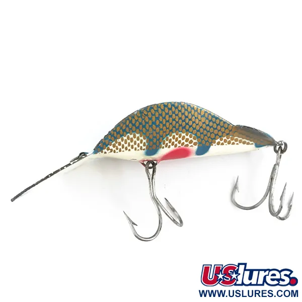 Buck Perry Spoonplug Löffel, Hellblau, 21g, Wabenmuster, #5300