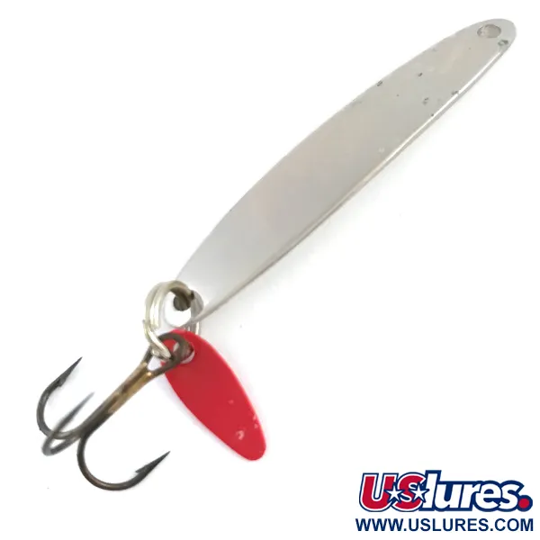 Bay de Noc Swedish Pimple Vertikalköder, Nickel / Rot, 6g, #5313