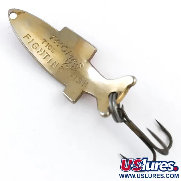 Thomas Fighting fish Blinker, Gold / Rot, 7g, Schuppenmuster, #5328