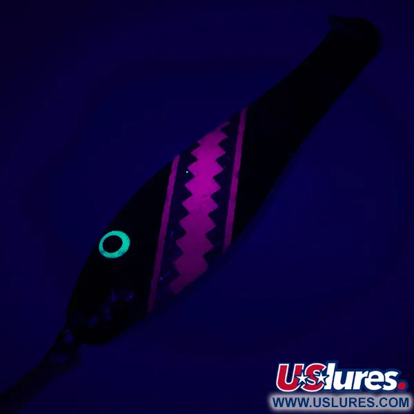 Trinidad Tackle OPTIMIZER Trolling Spoon UV, Schwarz/Rot/Silber, 17g, #5346