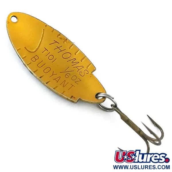 Thomas Buoyant Blinker, Fire Tiger / Gold, 5g, USA-made, #5359