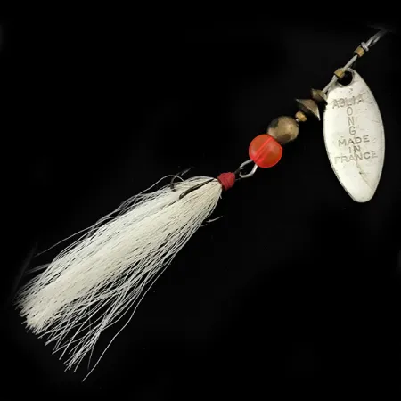 Mepps Aglia Long 0 Dressed Spinner, Silber, 3g, Rehhaar, #5373