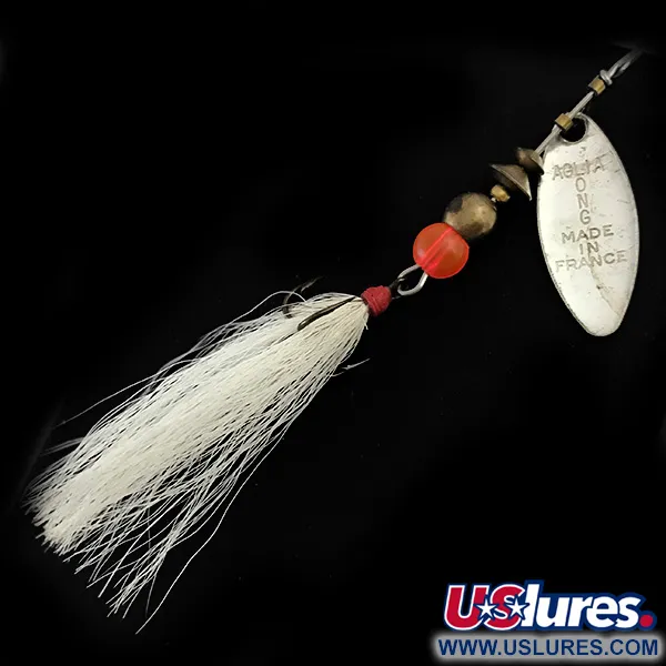 Mepps Aglia Long 0 Dressed Spinner, Silber, 3g, Rehhaar, #5373