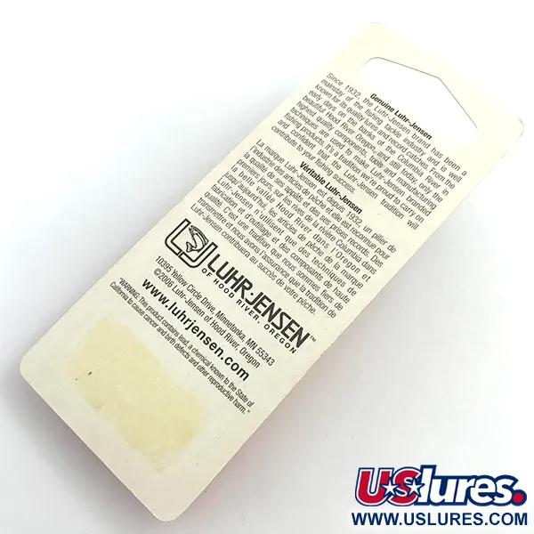 Luhr Jensen Krocodile Die #4 Blinker, Rot/Weiß, 14g, Einzelhaken, #5453