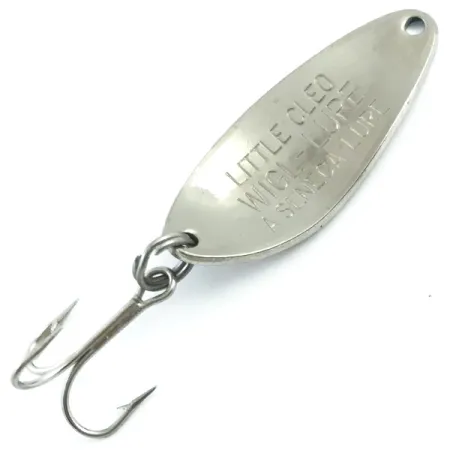 Seneca Little Cleo Blinker, Nickel / Blau / Rot, 7g, Vintage, #5460