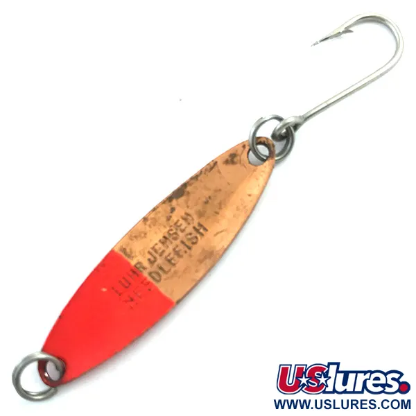 Luhr Jensen Needlefish 1 Blinker, Copper / Red, 2g, Hammerschlag, #5463