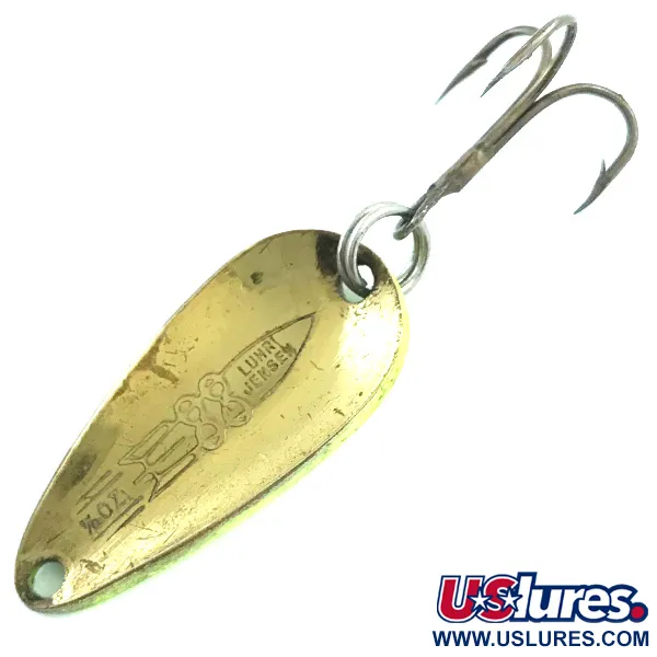 Luhr Jensen Blinker, Gelb / Rot / Gold, 5g, UV-Finish, #5465