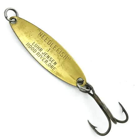 Luhr Jensen Needlefish 1 Blinker, Gold, 2g, Schuppenmuster, #5490
