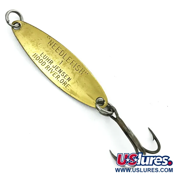 Luhr Jensen Needlefish 1 Blinker, Gold, 2g, Schuppenmuster, #5490