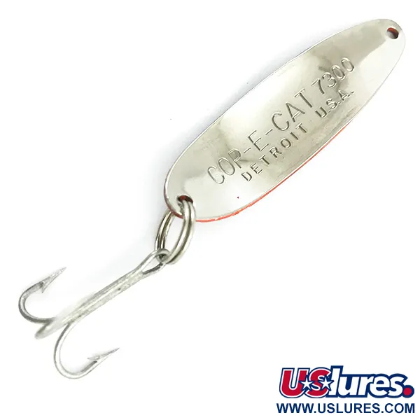 Dardevle Cop-E-Cat 7300 Blinker, Rot/Schwarz/Nickel, 10g, Muster, #5498