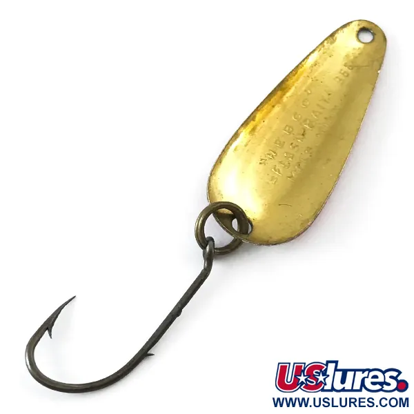 Nebco FlashBait 366 Blinker, Rot/Weiß/Gold, 1,9g, Ultraleicht, #5511