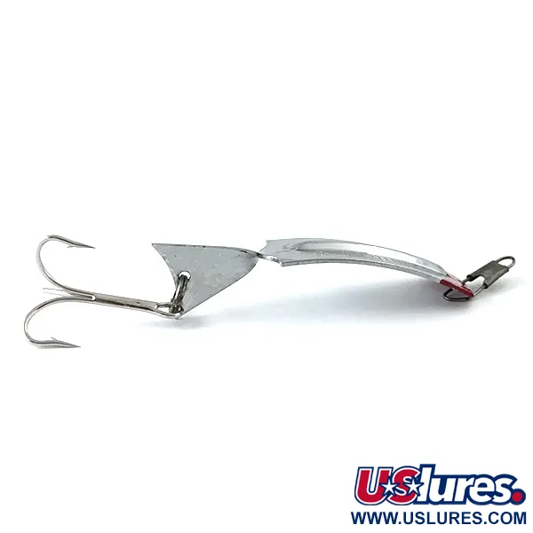 South Bend Flipit 625 Blinker, Nickel / Rot, 8,5g, Tail Fin, #5520