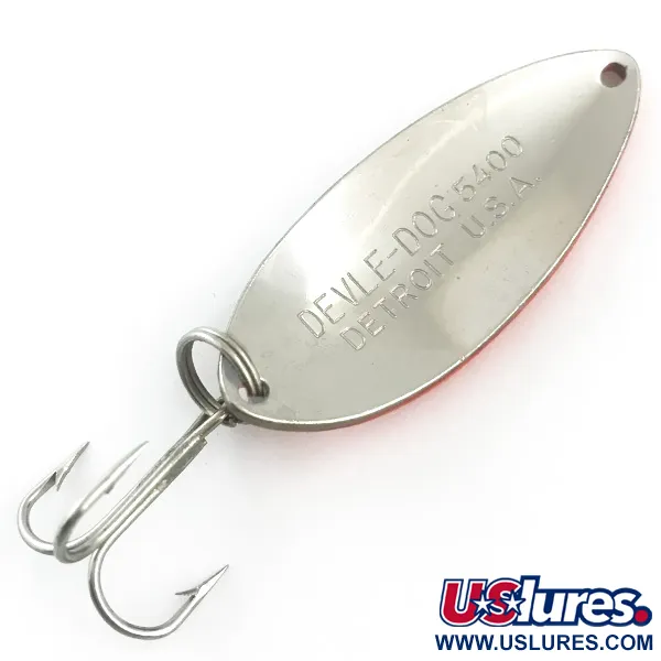 Eppinger Dardevle Devle Dog 5400 UV Blinker, Nickel, 18g, UV, #5532