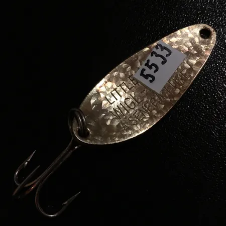Seneca Little Cleo Crystal Blinker, Crystal / Gold, 7g, Vintage, #5533
