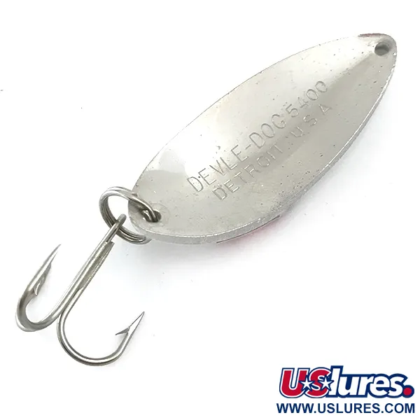 Eppinger Dardevle Devle Dog 5400 UV Blinker, Weiß-Perlmutt, 18g, #5535