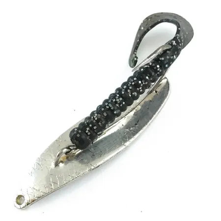 Mepps Timber Doodle 1 Krautblinker, Silber, 12g, Glitter-Trailer, #5538