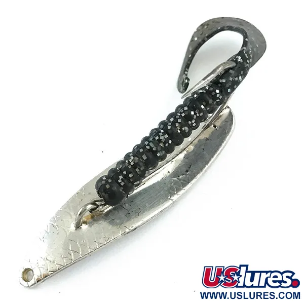 Mepps Timber Doodle 1 Krautblinker, Silber, 12g, Glitter-Trailer, #5538