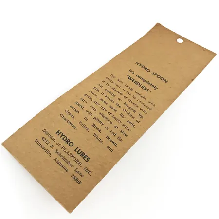 Hydro Lures Weedless Hydro Spoon Krautblinker, Gray/Black, 14g, #5550