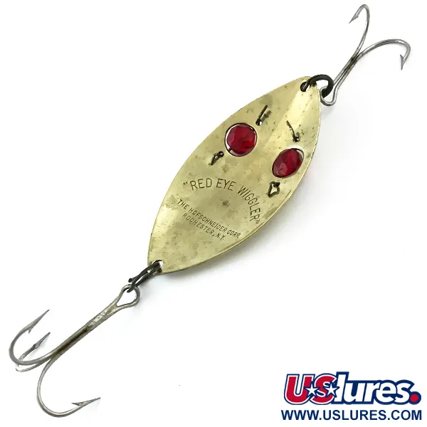 Hofschneider Red Eye Wiggler Blinker, Gold/Rot, 25g, Glasaugen, #5565