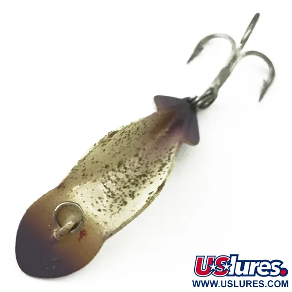 Buck Perry Spoonplug Metallköder, Weiß/Lila/Glitzer, 5g, Tiefe, #5592