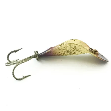 Buck Perry Spoonplug Metallköder, Weiß/Lila/Glitzer, 5g, Tiefe, #5592