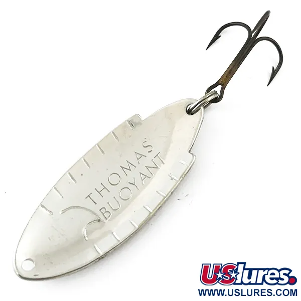 Thomas Buoyant Blinker, Nickel/Rot/Schwarz/Gelb, 7g, Kerben, #5604