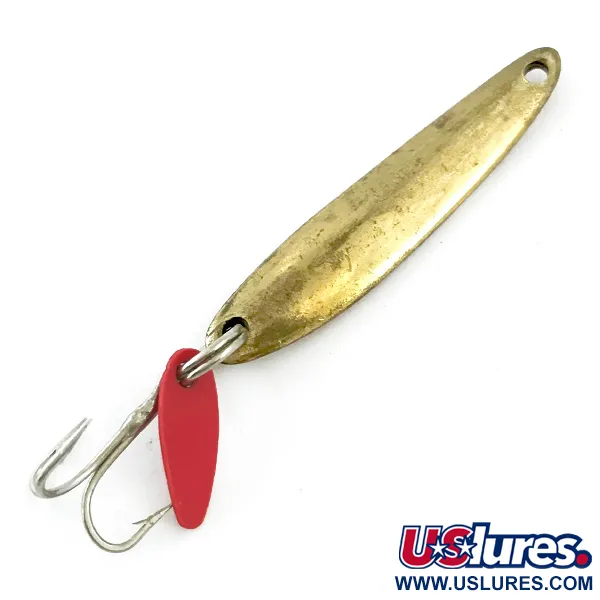 Bay de Noc Swedish Pimple Pilker, Messing/Orange, 5g, Lockblatt, #5609