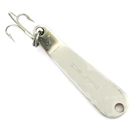 Luhr Jensen Hus-lure Blinker, Nickel/Orange UV Glow, 4g, #5610