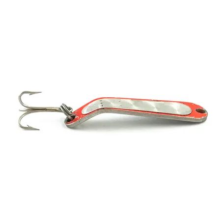 Luhr Jensen Hus-lure Blinker, Nickel/Orange UV Glow, 4g, #5610