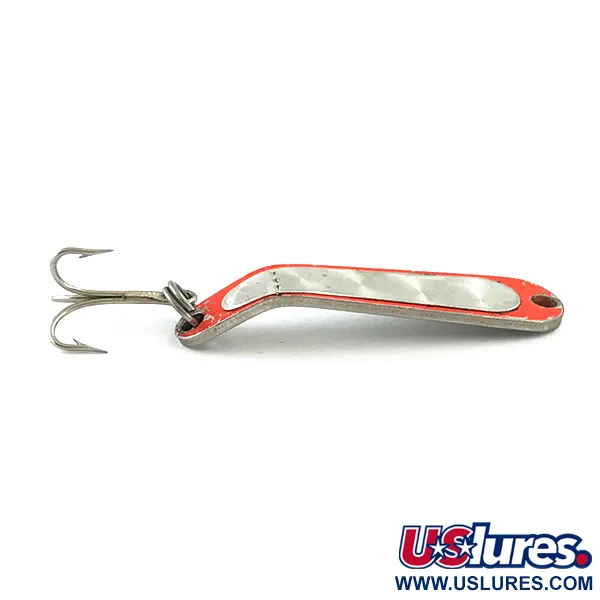 Luhr Jensen Hus-lure Blinker, Nickel/Orange UV Glow, 4g, #5610