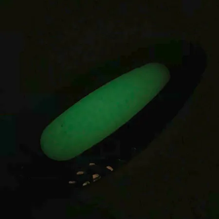 Blue Fox Pixee Blinker, Gehämmerter Nickel, 24g, Glow-Einlage, #5615