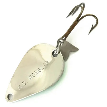 Acme K.O. Wobbler UV Blinker, Nickel / Grün, 7g, Sonic Tail, #5629