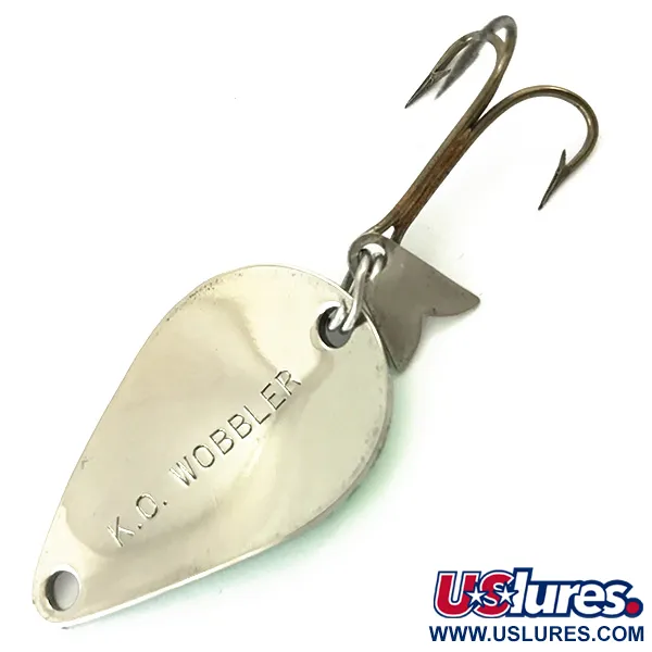 Acme K.O. Wobbler UV Blinker, Nickel / Grün, 7g, Sonic Tail, #5629