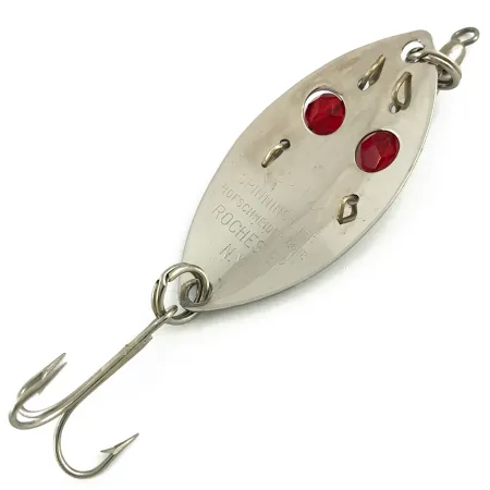 Hofschneider Red Eye junior Blinker, Nickel/Violett, 10g, Glasaugen, #5641