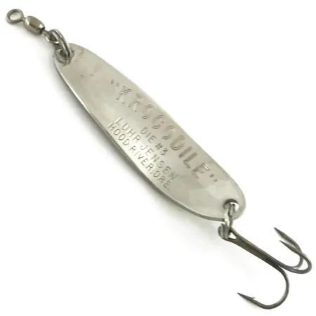 Luhr Jensen Krocodile Die #3 Blinker, Nickel/Gold-Hologramm, 10g, #5643