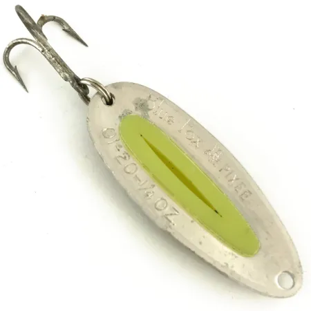 Blue Fox Pixee UV Blinker, Gehämmertes Nickel, 7g, Gelbes Ei, #5651