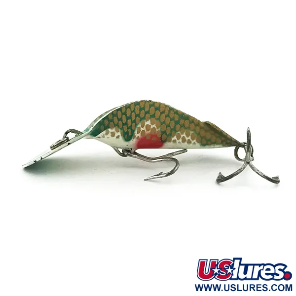 Buck Perry Spoonplug Spoon, Grün/Weiß/Gold/Rot, 7g, Struktur, #5670