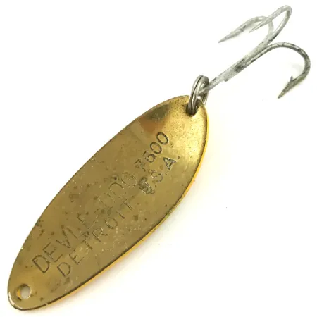 Dardevle Devle Dog 7600 Blinker, Five of Diamonds, 10g, Vintage, #5678