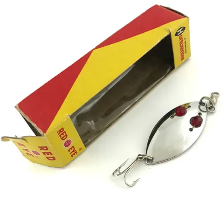 Hofschneider Red Eye Blinker, Nickel / Rot, 6.5g, Glasaugen, #5683