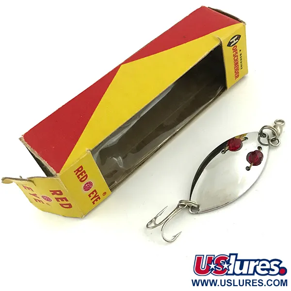 Hofschneider Red Eye Blinker, Nickel / Rot, 6.5g, Glasaugen, #5683