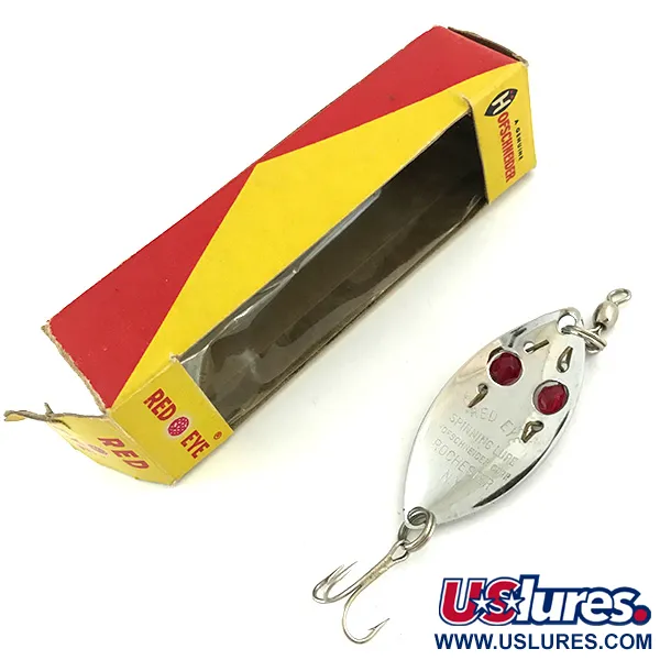 Hofschneider Red Eye Blinker, Nickel / Rot, 6.5g, Glasaugen, #5683